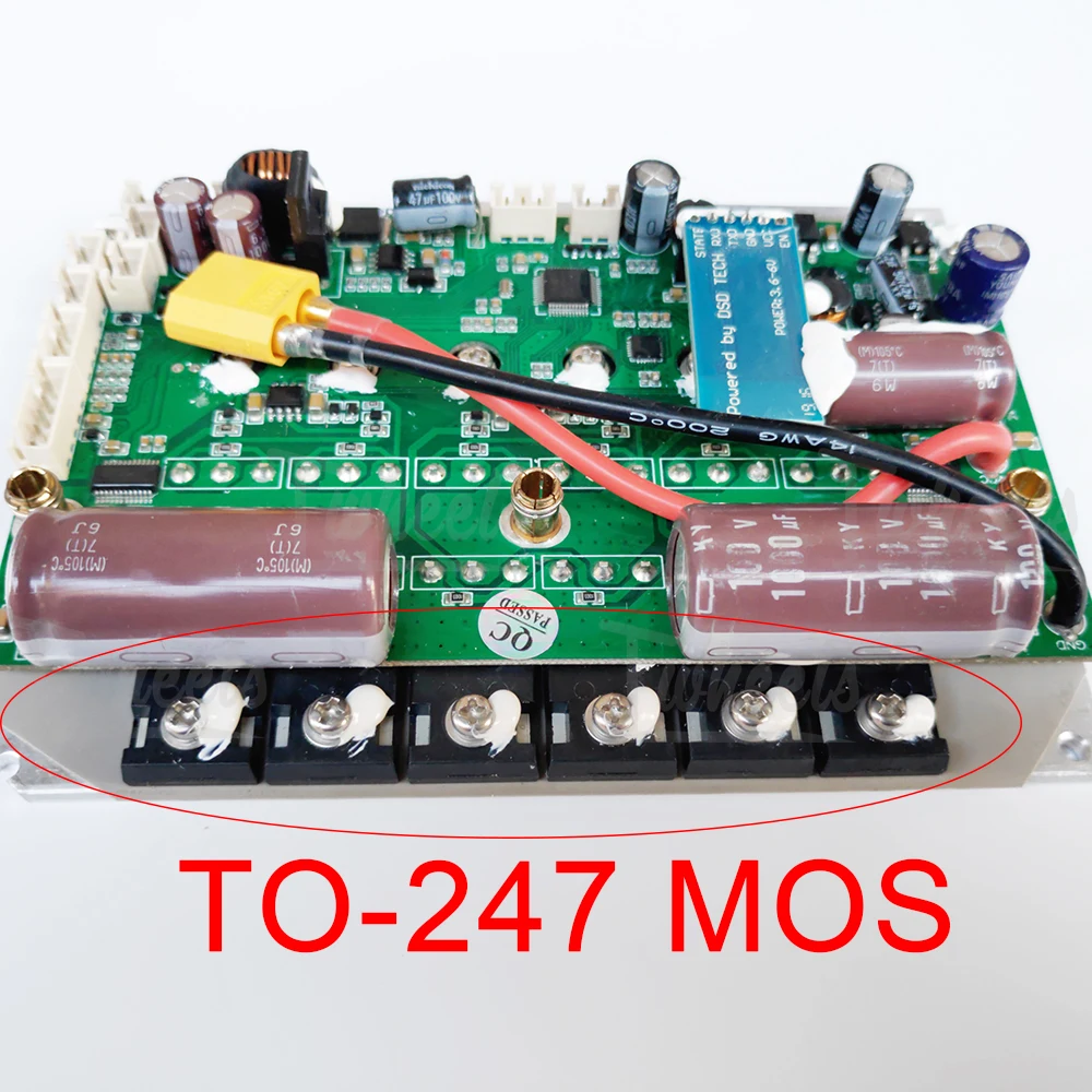 Большой MOS GotWay Никола 84V 100V Плата управления плюс 17 дюймов Главная плата