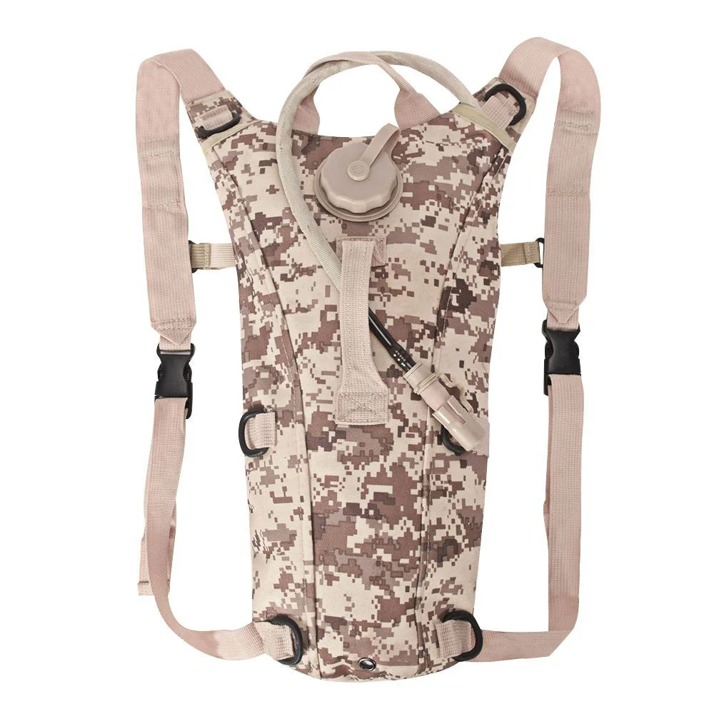 DD SINAIRSOFT 3L Тактический гидратационный Рюкзак Военная камуфляжная походная сумка для пустыни нейлоновая сумка для водного пузыря для верховой езды - Цвет: DD