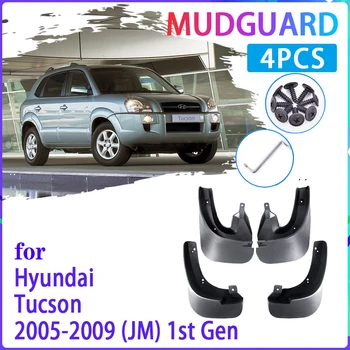 

4 PCS Car Mud Flaps for Hyundai Tucson JM 2005~2009 Mudguard Splash Guards Fender Mudflaps Auto Accessories