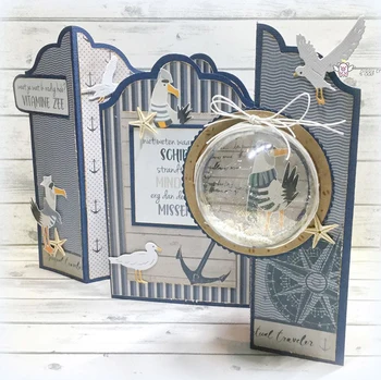 

Mmao Crafts Metal Steel Cutting Dies New Seagull bird decoration Stencil For DIY Scrapbooking Paper/photo Cards Embossing Dies