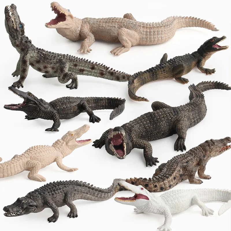 

Simulated Crocodile Model Toy Soft Silcone Animal Crocodile Wild Animal Model Multi--Crocodile Toy Simulated Crocodile