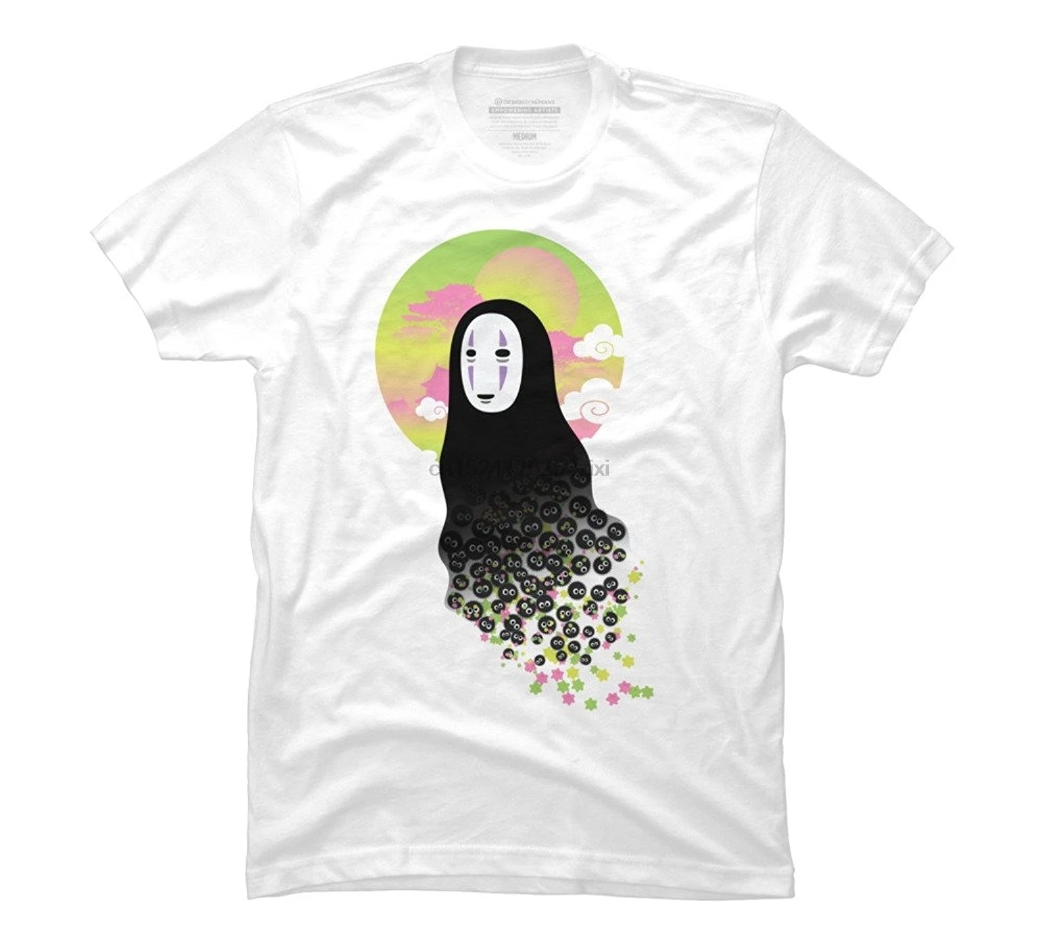 Fashion Men's T-Shirt No Face and Soot Sprites Cotton T Shirt Funny Shirts |