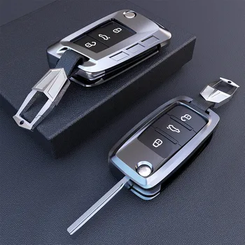 

2019 New Key Cover Case For VW Golf Bora Jetta POLO GOLF Passat Skoda Octavia A5 Fabia SEAT Ibiza Leon Car Protection
