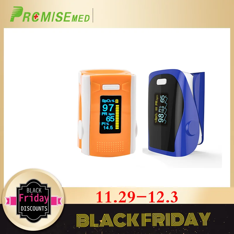 PROMISE M110orange+ F9dark blue бытовые мониторы для здоровья Пальчиковый Пульсоксиметр ABS Силиконовый датчик оборудование Pulsioximetro