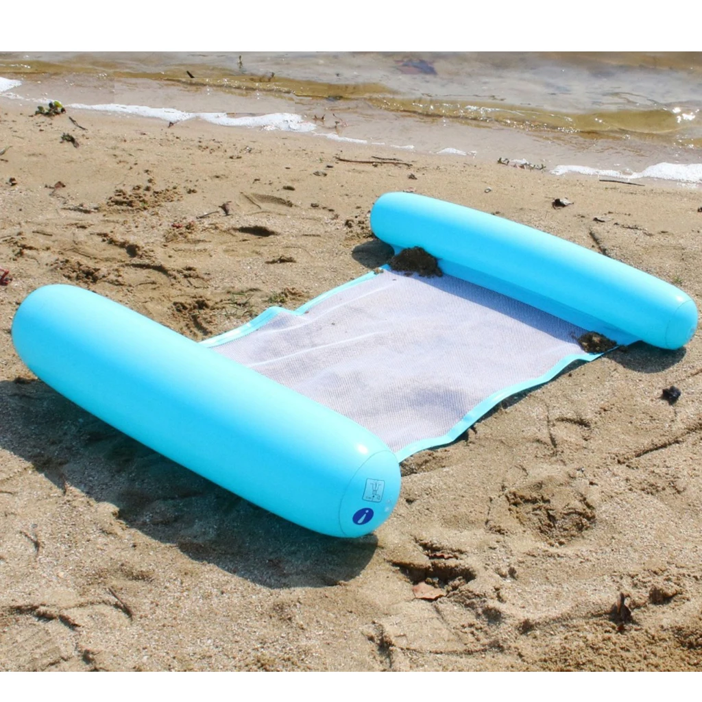 Pool Floating Chair Inflatable Water Bed Inflated Hammock Beach Pillow Swimming Pool Air Mattress Summer Fun Toy for Adults Kids