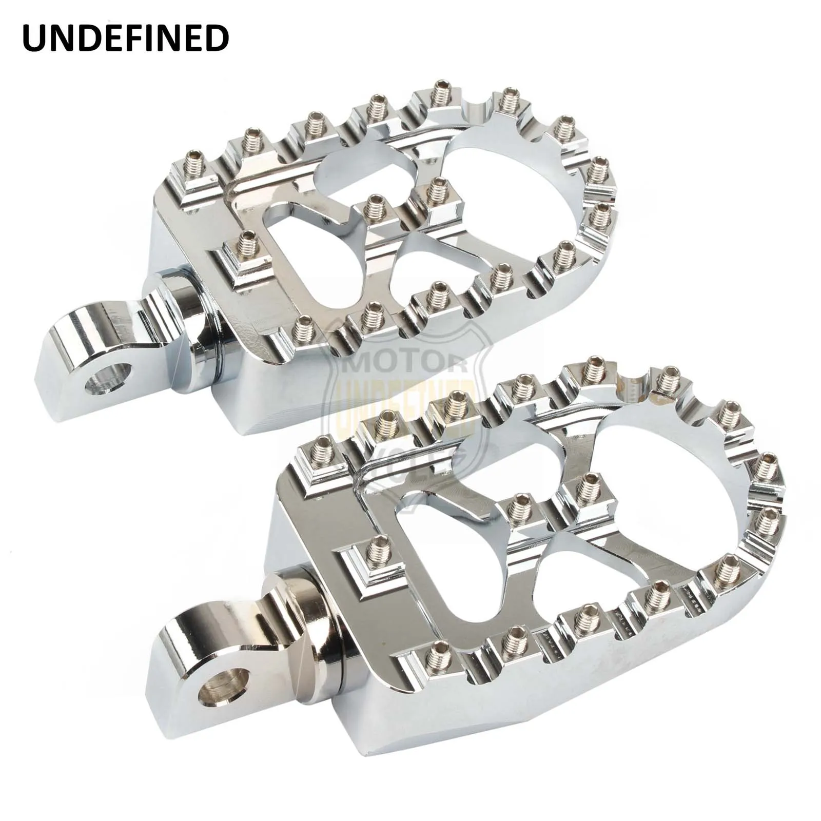 MX Foot Pegs Motorcycle Wide Fat Footpegs Bobber 360 Roating Footrests For Harley Dyna Fatboy Sportster Iron 883 Street Bob - Цвет: Chrome