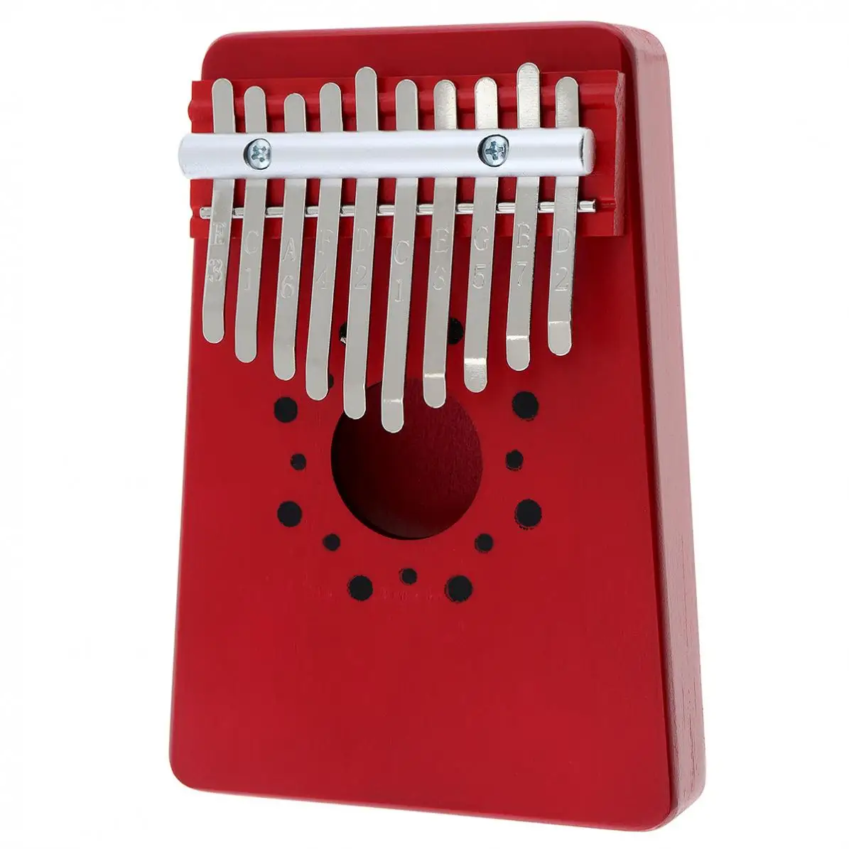 10 клавиш Kalimba Pine Thumb пианино Mbira мини-клавиатура с наклейкой тона