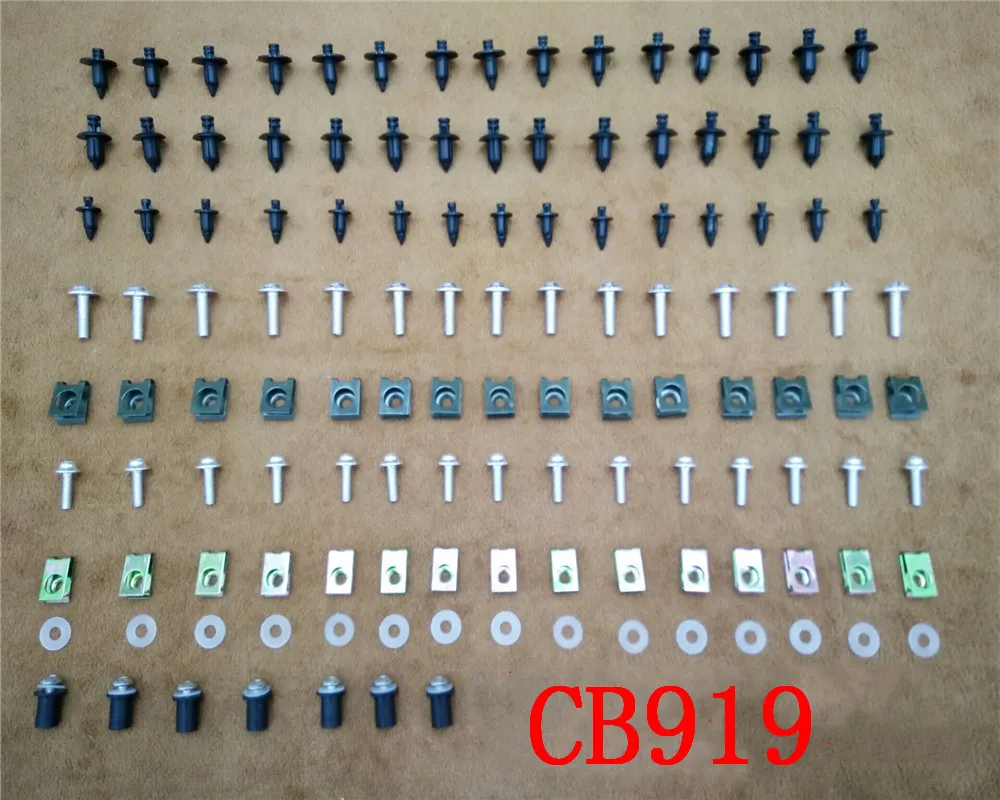 

Fairing Bodywork Kit Bolts Screws For Fit HONDA CB919 2002-2007