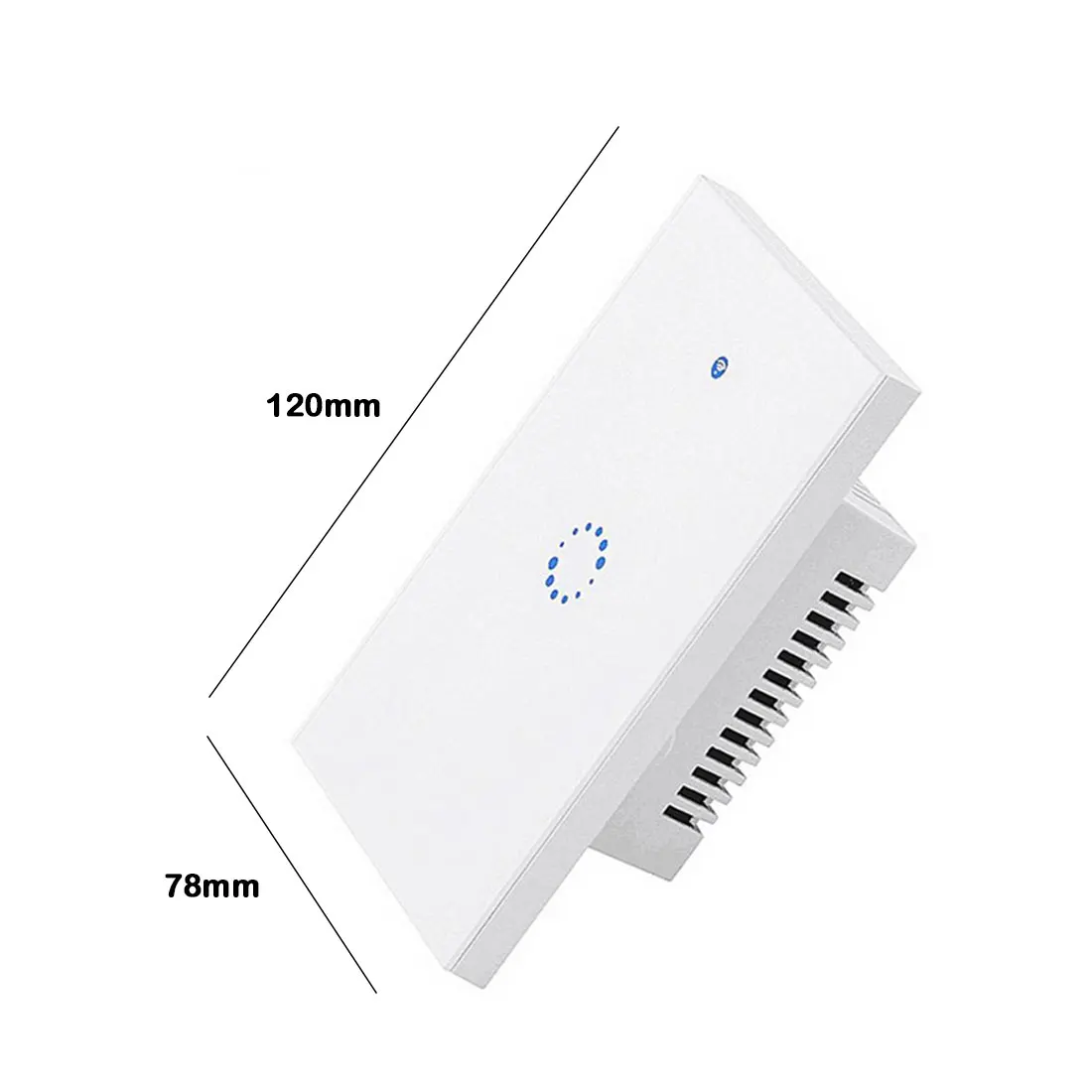 US Smart Wifi настенный выключатель света 1 2 банды сенсорный/WiFi/315 RF/APP дистанционный умный дом настенный сенсорный переключатель Голосовое управление Wifi переключатель