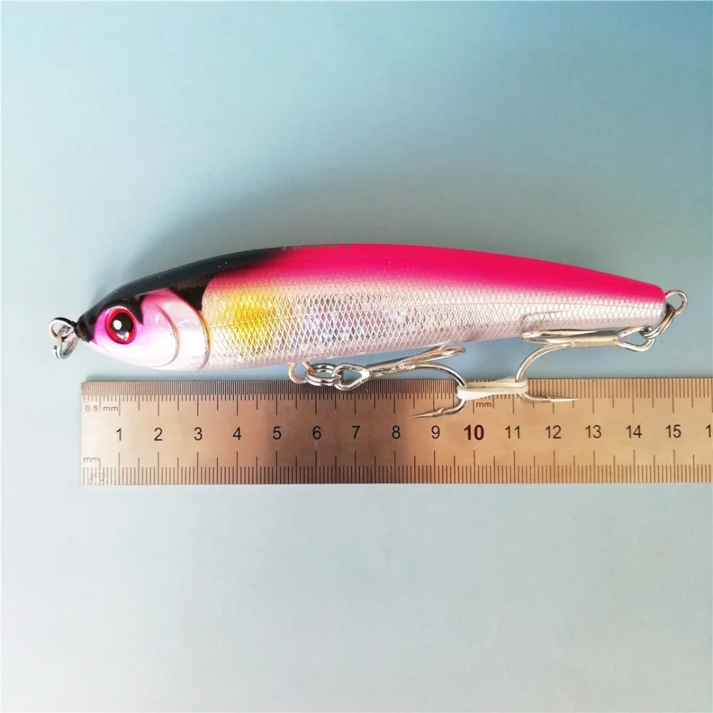 Noeby 6 шт. NBL 9062 14 см 66g IMMO Деактиватор искусственная, жесткая, для рыбалки приманки с Крючки приманка-карандаш 3D для Фиш Ай опускается на дно рыбные приманки