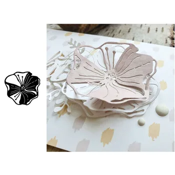 

metal cutting dies open bloom flower cut die mold Scrapbook cards making paper craft knife mould blade punch new 2020