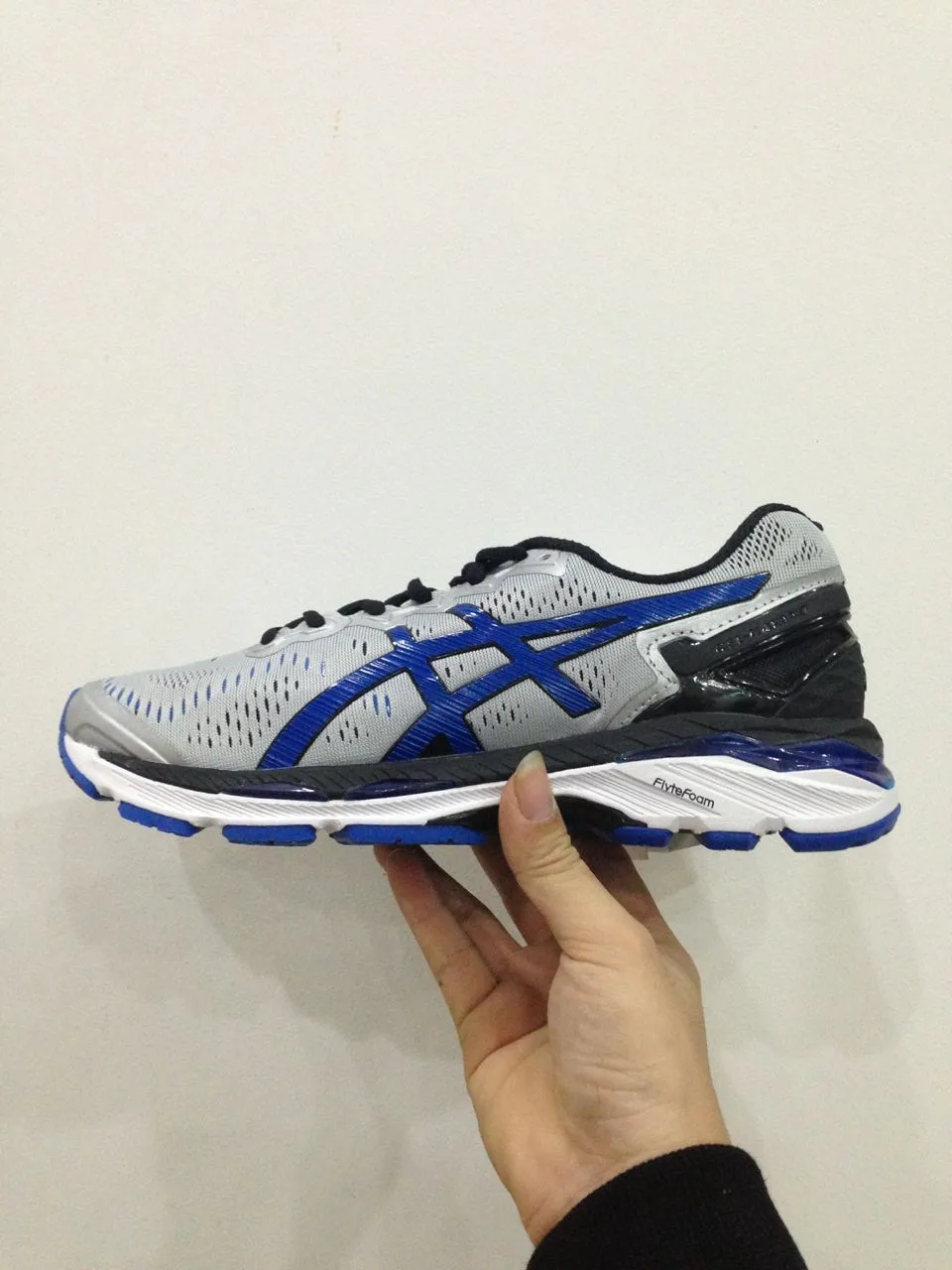 Новое поступление официальный ASICS GEL-KAYANO 23 T646N мужские кроссовки спортивная обувь кроссовки уличная спортивная обувь Hongniu