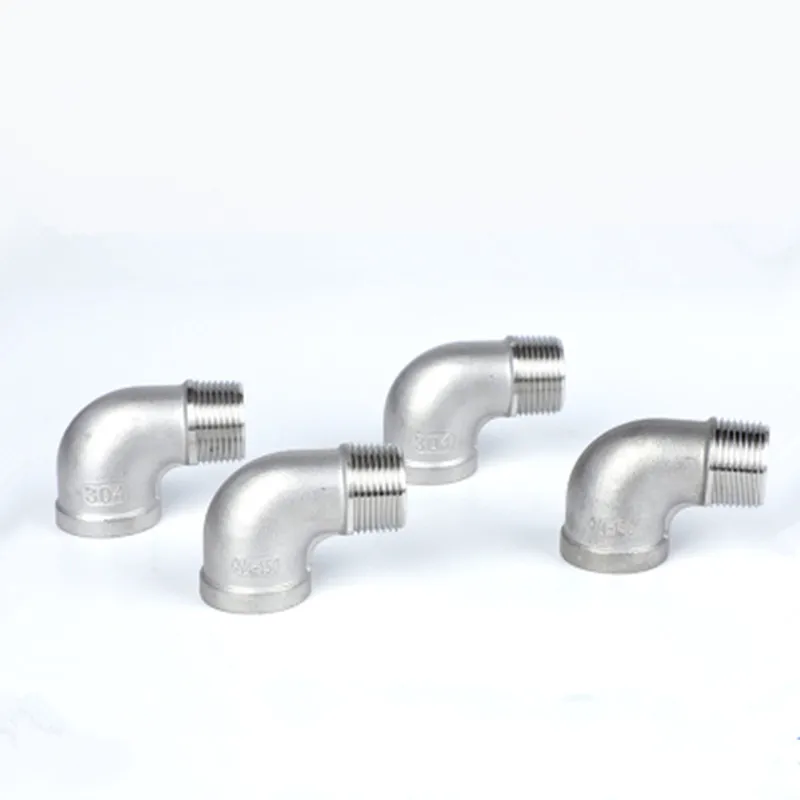 1/8" 1/4" 3/8" 1/2" 3/4" 1" Female x Male Thread Street Elbow 90 Degree Angled SS 304 Stainless Steel Pipe Fitting Connectors pipe fitting,hose pipe fitting