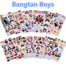 12 шт./компл. Bangtan мальчики маленькие наклейки на стену Корейский KPOP вокруг Bangtan наклейки для мальчиков Kim Tae Hyung Jung Kook jin rm jimin