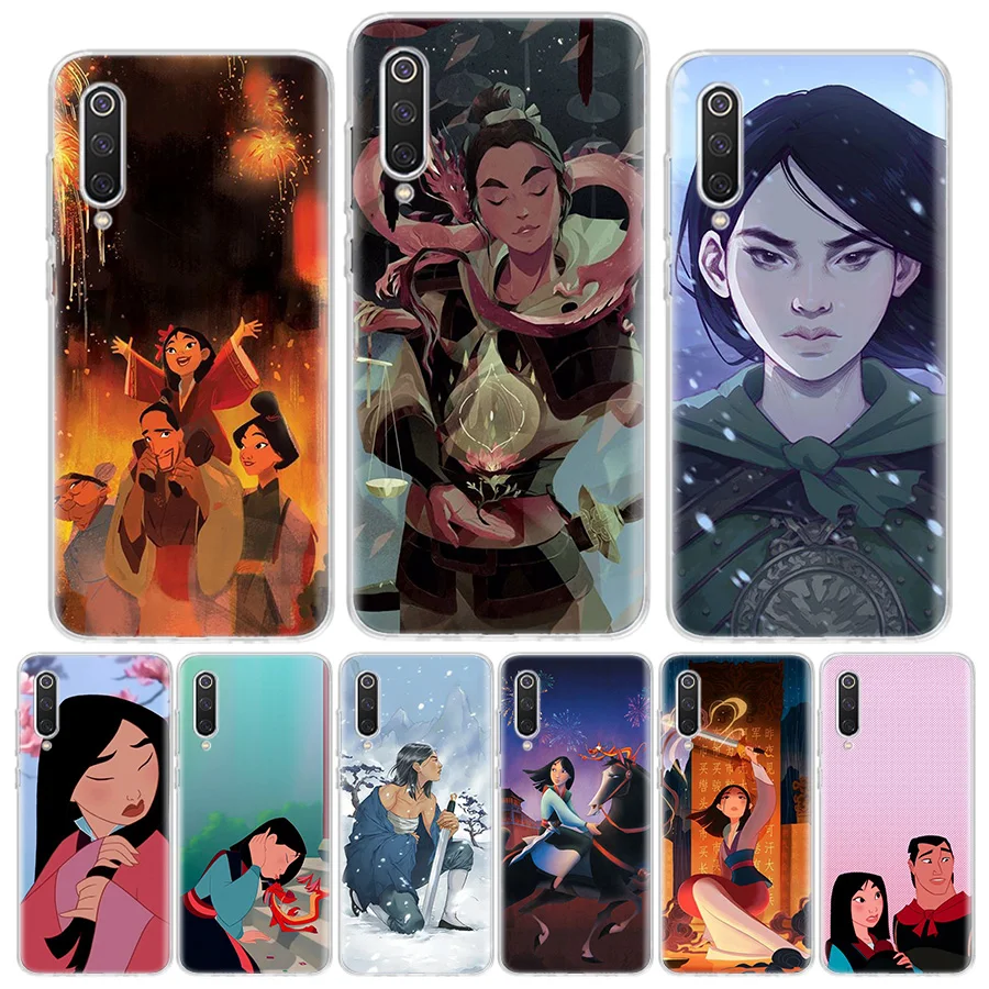 Мультяшный чехол для телефона Mulan Xiaomi Redmi MI Note 8T 8 Pro 9 9S 8A 7 6 5 5A K30 20 S2 F110 CC9 6X 5X 4X |