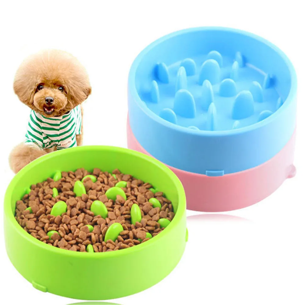 Pet Dog Feeding Food Bowls Puppy Slow Down Eating Feeder Dish Bowel Prevent Obesity Dogs Supplies Dropshipping | Дом и сад