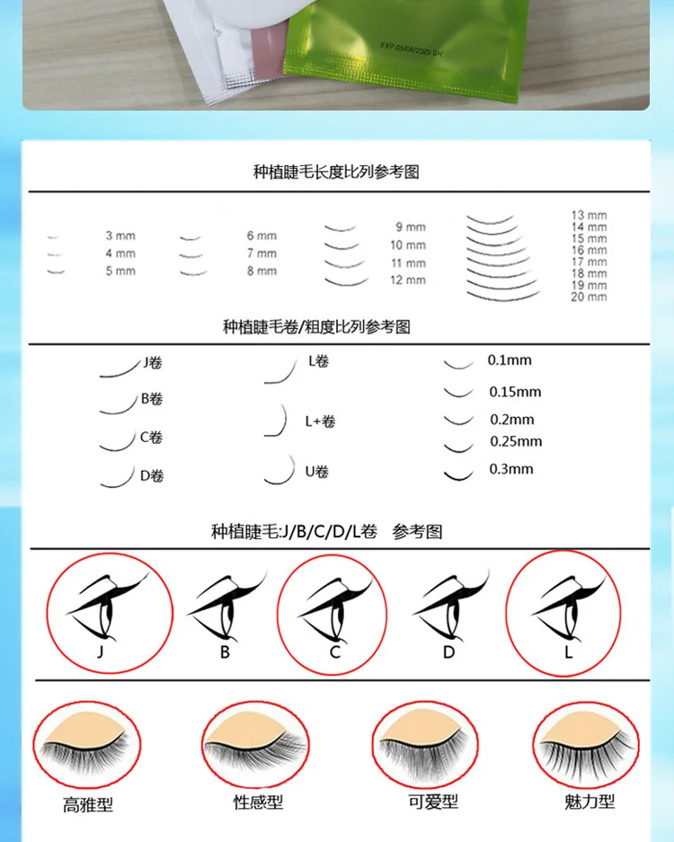Factory Direct Selling Graft Eyelashes Only Eye Pad Gourd Type Graft Eyelashes Isolation Adhesive Paper Gasket 0EM