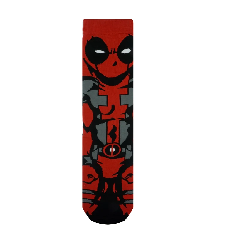 Men's autumn winter cotton funny crew socks cartoon Avengers Socks