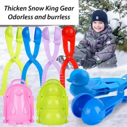 Gros Pingouin En Forme De Père Noël Hiver Neige Moule de Fabricant de boule de Neige Clip Enfants Enfants En Plein Air Sable Moule Outil Jouets Créatifs 