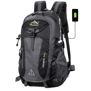 

40l waterproof backpacking men's and women's Universal USB Backpack 2020