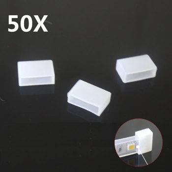 

10Pcs 8MM/10MM Silicon Tubing End Cap For Waterproof Tube 5050/3528 LED Strip
