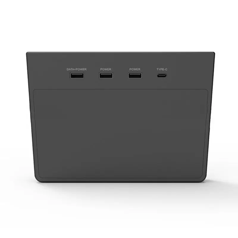 

5 in 1 Matedock Hub 2 USB-A Interface Hub Expansion Magnetic Cover Hidden Storage Hub Box for Tesla Model 3
