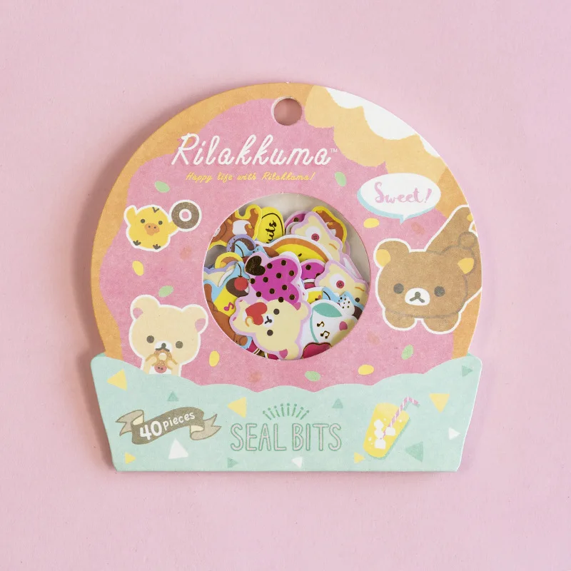 Rilakkuma и Kawaii Sumikko Gurashi Bullet Journal Декоративные Канцелярские наклейки Скрапбукинг DIY дневник альбом палка этикетка - Цвет: 03