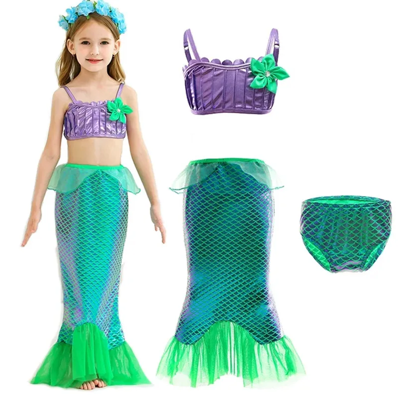 Baby Girls Princess Ariel Dress The Little Mermaid Ariel Princess