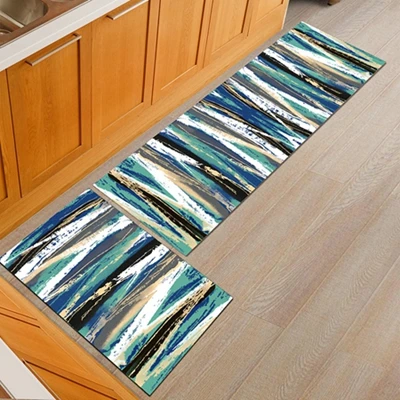 Kitchen Mat6 Геометрический Кухня коврик анти-скольжения офисное кресло Добро пожаловать коврик коврики для коврик для кухонь, ванных коврик Гостиная - Цвет: Kitchen Mat6