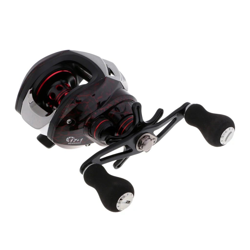 Baitcasting Fishing Reel 6.3:1 Baitcasters Saltwater or Freshwater High-tech Baitcast Reels