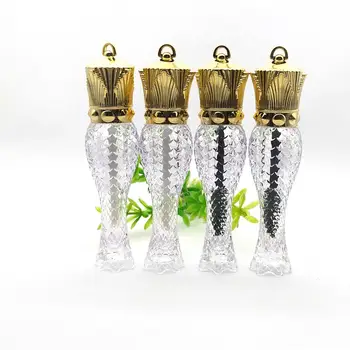 

50 pcs mermaid crown lip gloss tube 3.5ml , empty mascara container packing