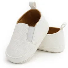 Повседневная Удобная Обувь для маленьких детей; детская кожаная однотонная нескользящая обувь для маленьких мальчиков;# L15