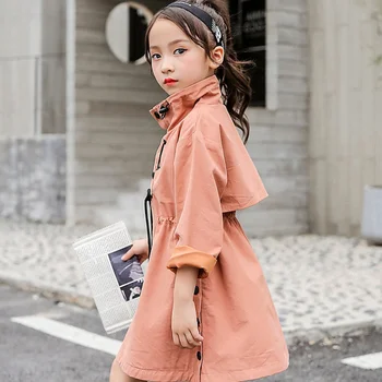 

Kids Girls Fashion Trench Coat 8 10 12 years Spring Fall Teenage Girls Outfit
