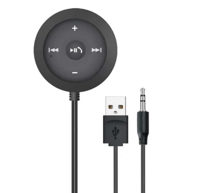 50 шт. беспроводной Bluetooth приемник 3,5 мм Автомобильный музыкальный аудио приемник адаптер Hands-Free автомобильный комплект A2DP