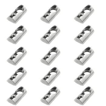 

30Pcs M8 T Slot Nuts Roll-In Spring Ball Loaded Elastic Nuts for 3030 Series Aluminum Extrusion Profile Rail