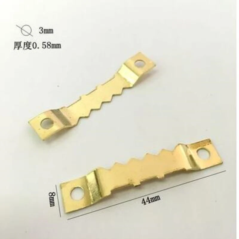 10pcs Zigzag Hanger+10pcs White Plastic Invisible Wall Mount+20pcs