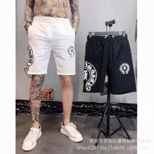 Summer New Horseshoe Printed Leisure Shorts Men's Net Red Same Social Spiritual Boy 5 Minutes Pants Summer New Horseshoe Printed Leisure Shorts Men's Net Red Same Social Spiritual Boy 5 Minutes Pants