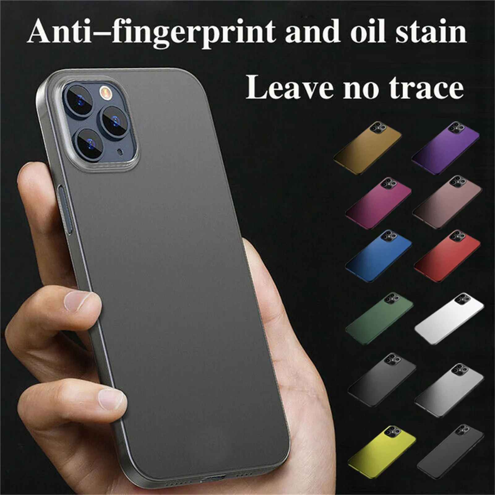 

New iPhone 12 Pro Max mobile phone pc protective shell explosion-proof condom Shockproof Ultra-thin Matte Soft Cover Case c3*