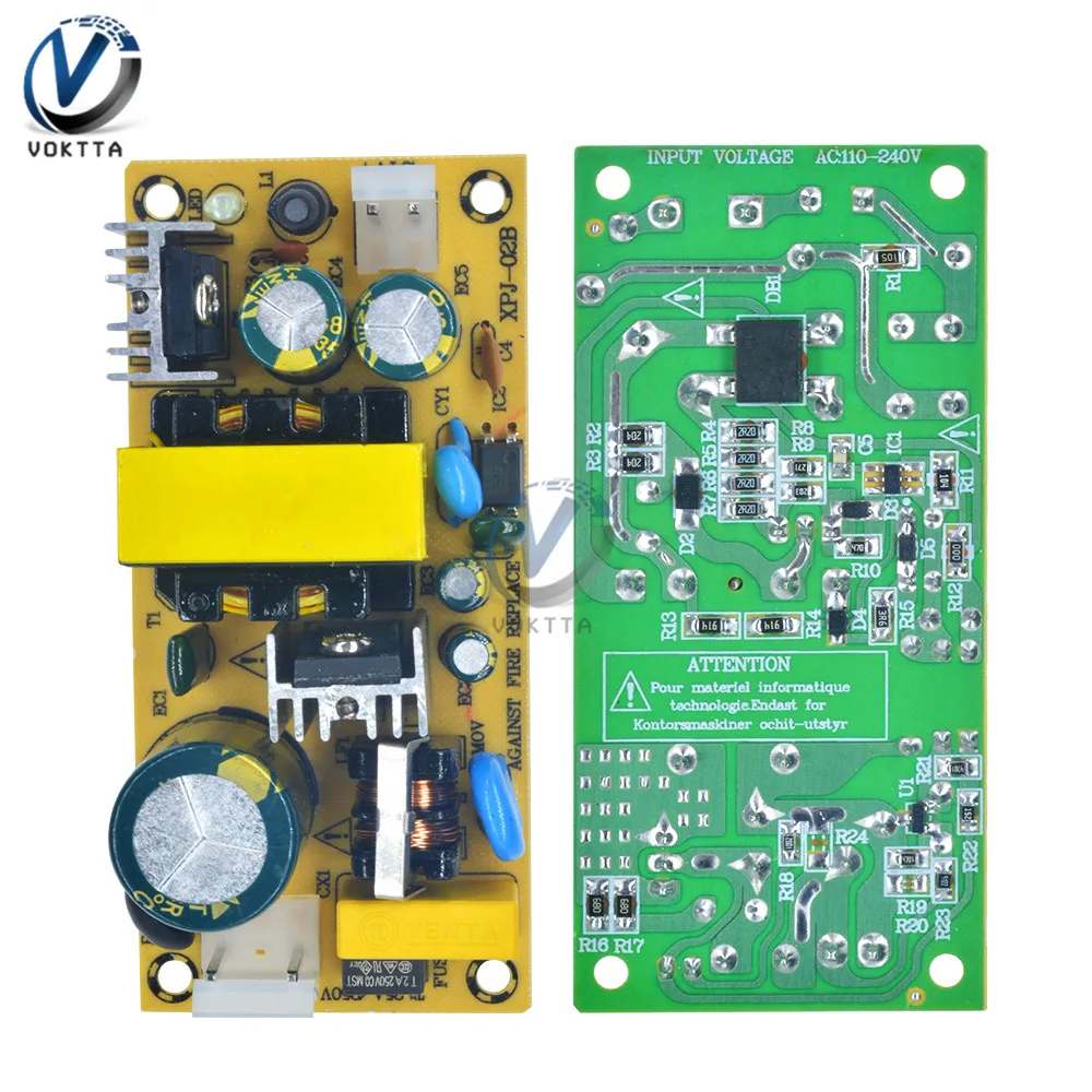 AC-DC 12V 3A 24V 1.5A 36W импульсный источник питания модуль голой цепи 220V до 12V 24V плата инструмент для замены ремонта