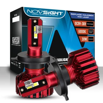 

NOVSIGHT 10000LM MINI Size H11 H1 H3 H4 H7 LED Car Headlight Bulbs 60W 6500K H8 9006 9005 12V Auto Motorcycle Fog Lights Lamps