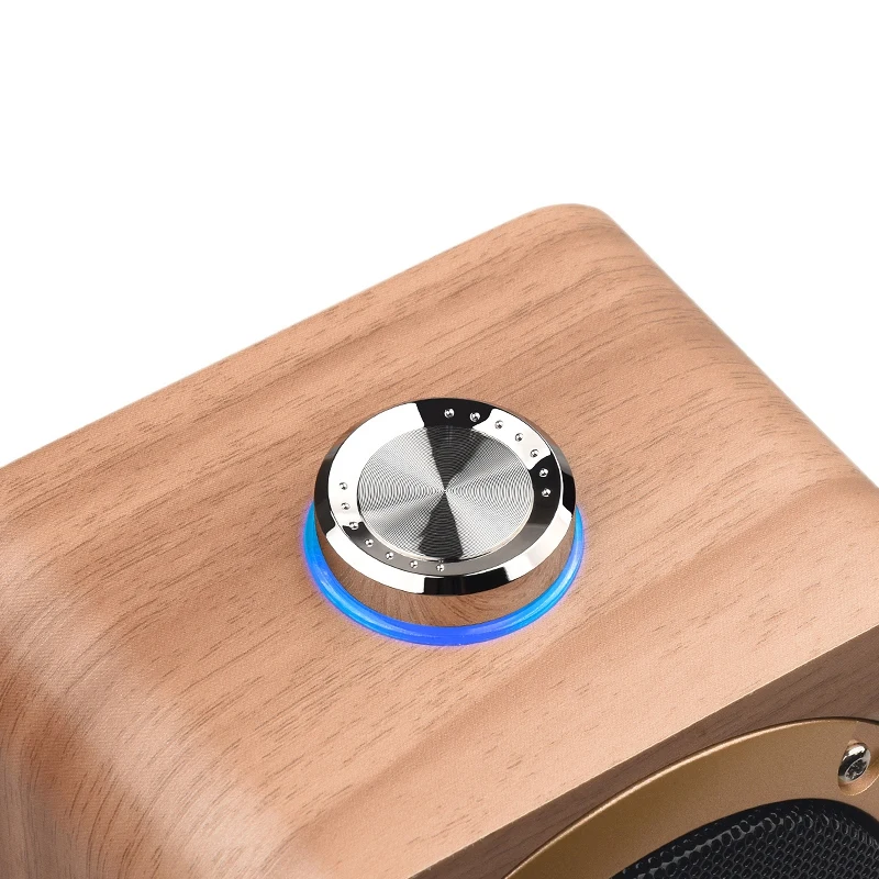 Деревянный беспроводной Bluetooth динамик мини Бас Сабвуфер телефон Tws Интернет домашний Открытый Портативный Аудио Телефон Универсальный