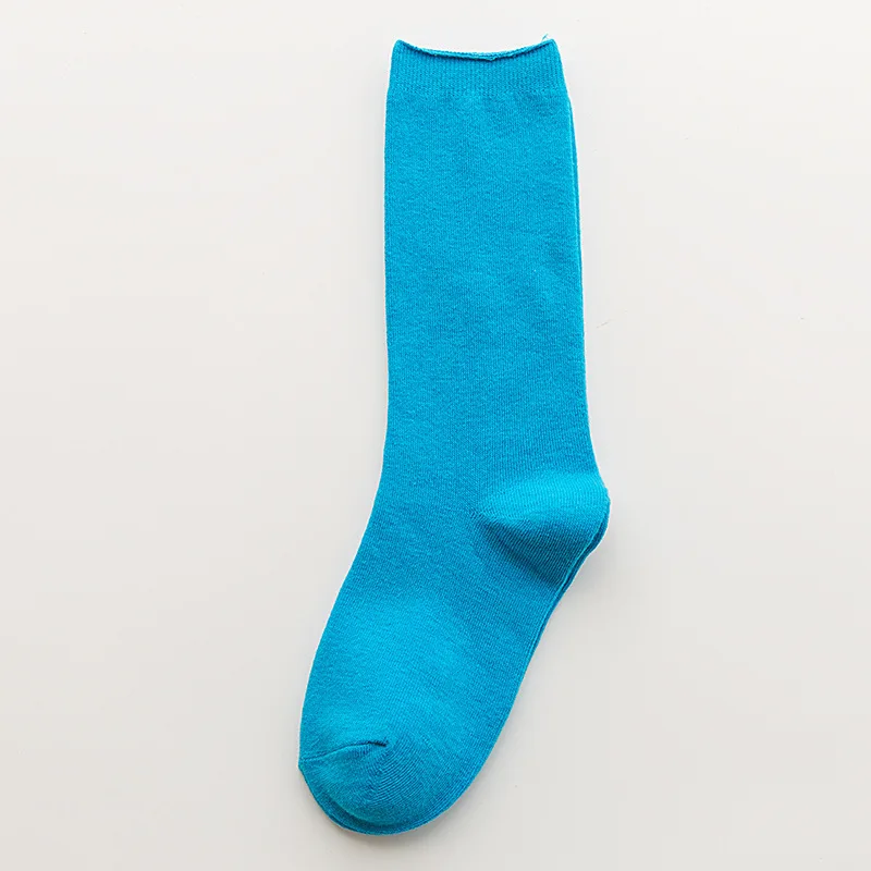 Корейский стиль, яркие хлопковые носки для женщин, милые короткие носки по щиколотку, желтые, синие, фиолетовые, зеленые, красные, черные носки для девочек, подарок - Цвет: 21
