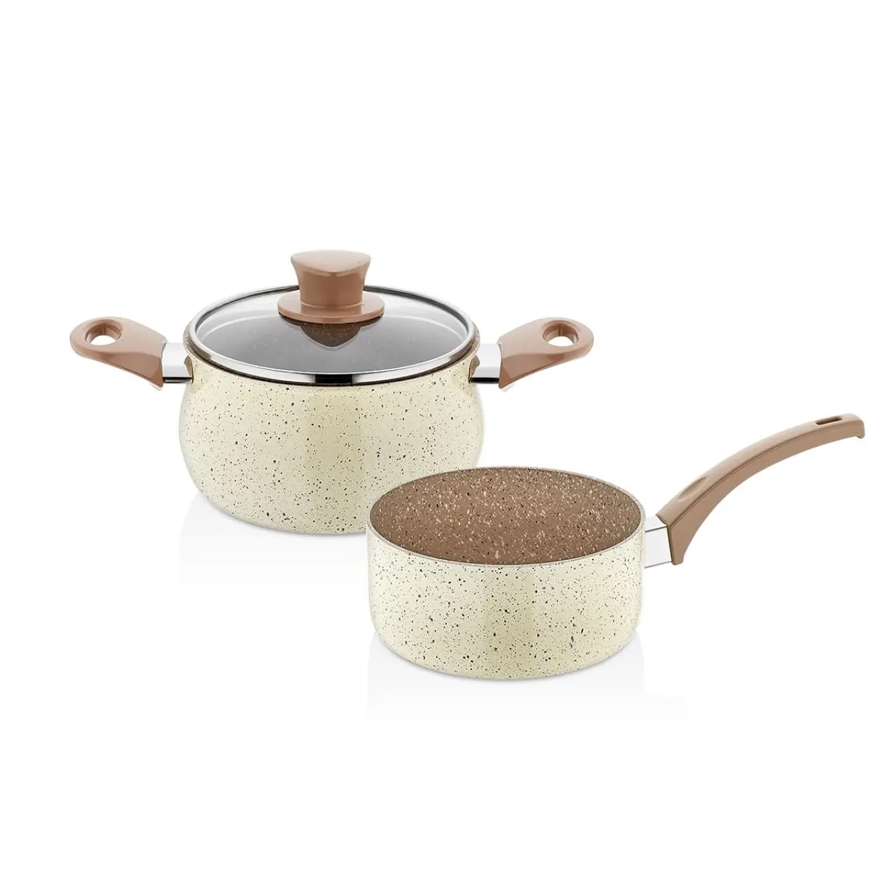 

Cream Color 14 CM Casserole Granite Creamer Coffee Pot