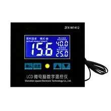 AC 220V W1412LCD цифровой термометр Температура контроллер термостат для инкубатора с микрокомпьютером