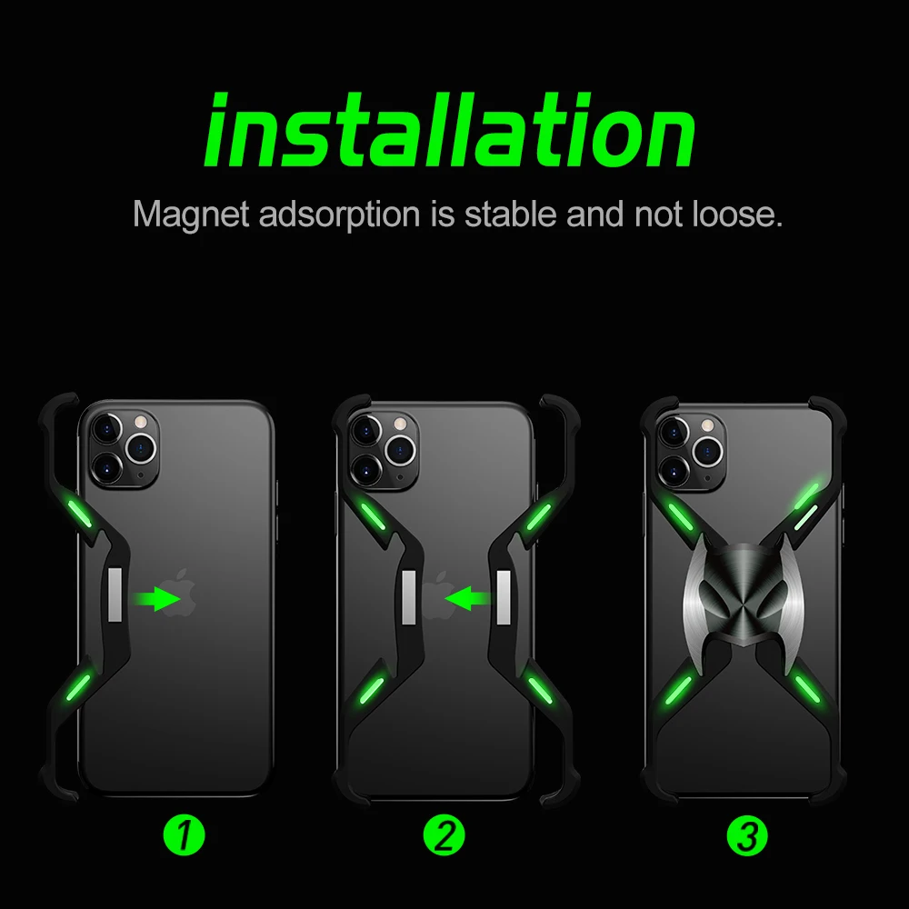 Прочный Магнитный адсорбционный металлический каркас чехол для Apple iPhone 11 Pro Max металлический алюминиевый корпус модная световая крышка модная крутая