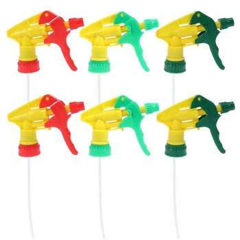 

2020 NEW 6 Pcs Heavy Duty Chemical Resistant Trigger Sprayer Spray Bottle Nozzle Head