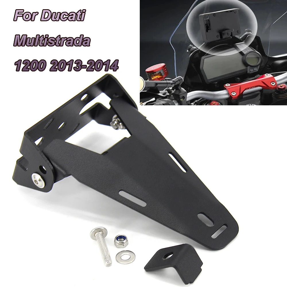 Moto Per Ducati Multistrada 2013 2014 Supporto Per Telefono Gps Supporto Per Staffa Caricatore Usb Gps Moto