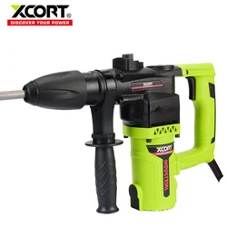 Martelo rotativo 1050w 220v da broca do martelo da multi função de alta potência xcort com bmc e martelo bonde da demolição dos acessórios