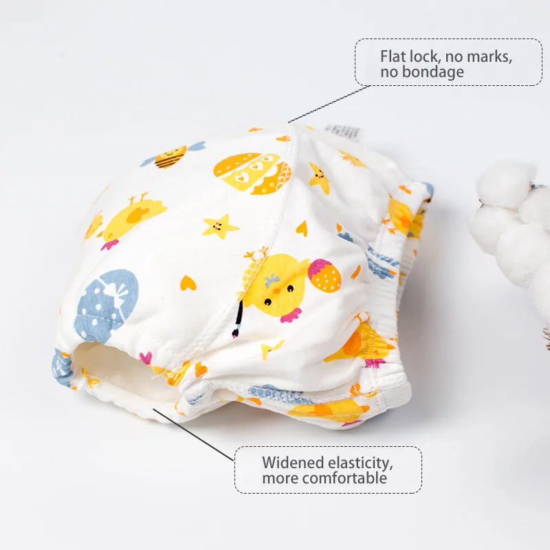 1Pcs Baby Diapers Cute Waterproof Partition Diapers Newborn Cotton Diaper Cover For Children Training Pants washable Diapers