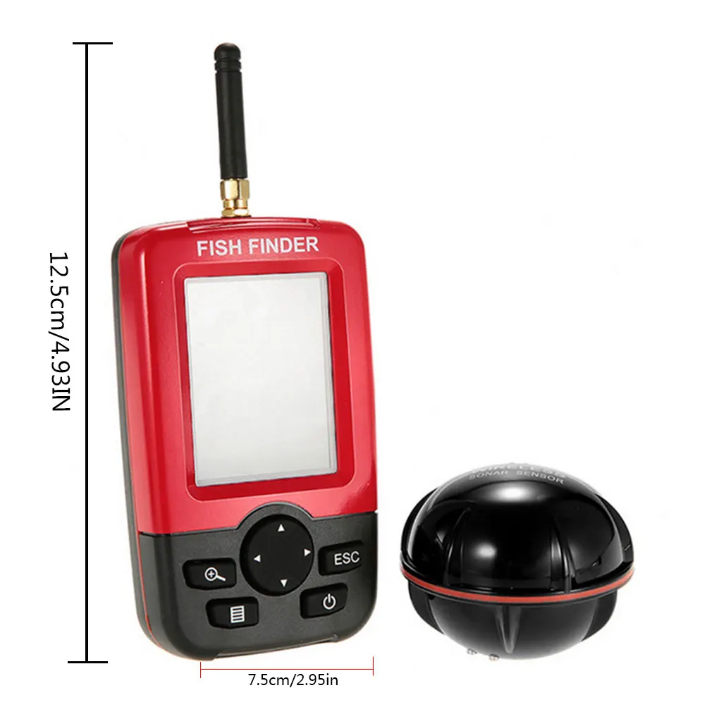 Tragbare Tiefe Fisch Finder Wireless Sound Welle Sensor Echolot Süßwasser Meerwasser Fishfinder Tragbare Tiefe Fisch Finder Wireless Sound Welle Sensor Echolot Süßwasser Meerwasser Fishfinder